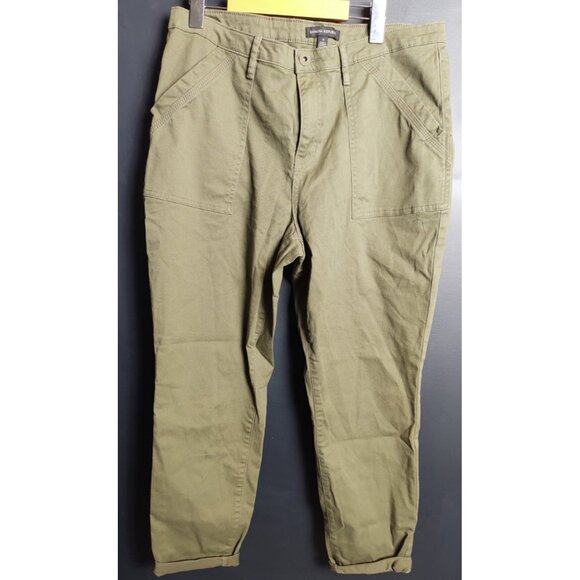 Banana Republic Olive Green Pants NWT Women’s Casual Office Wear Trousers - Picture 1 of 8